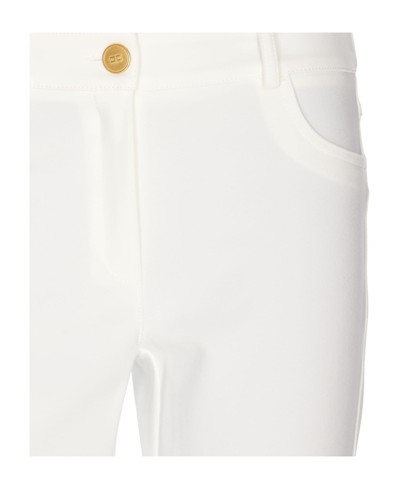 Elisabetta Franchi Pants - Yellow Cream