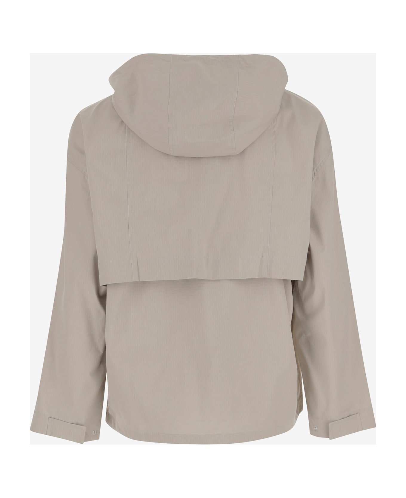 Maison Kitsuné Cotton Blend Windbreaker Jacket - Beige