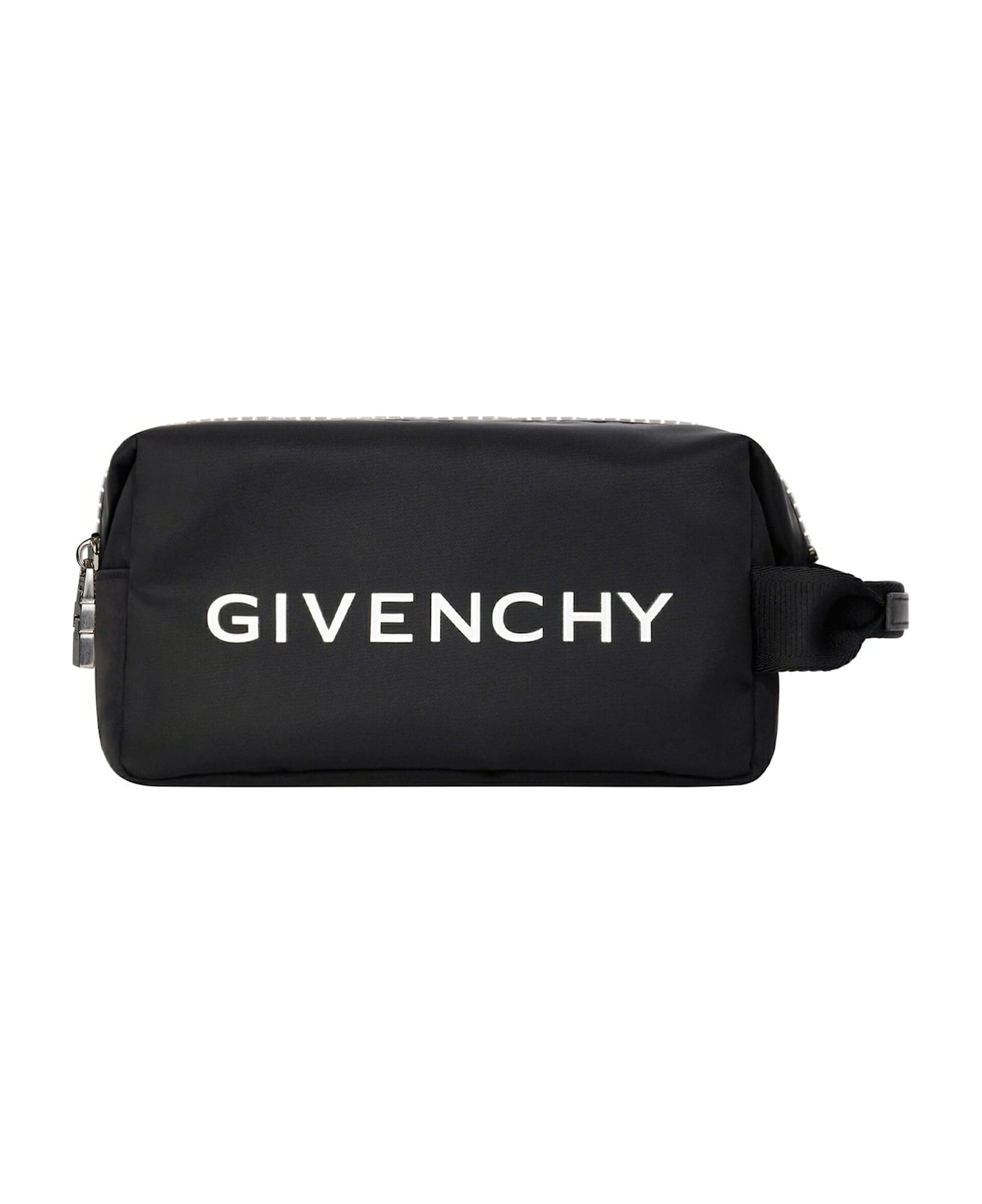 Givenchy G-zip Toiletry Bag In Nylon - Black