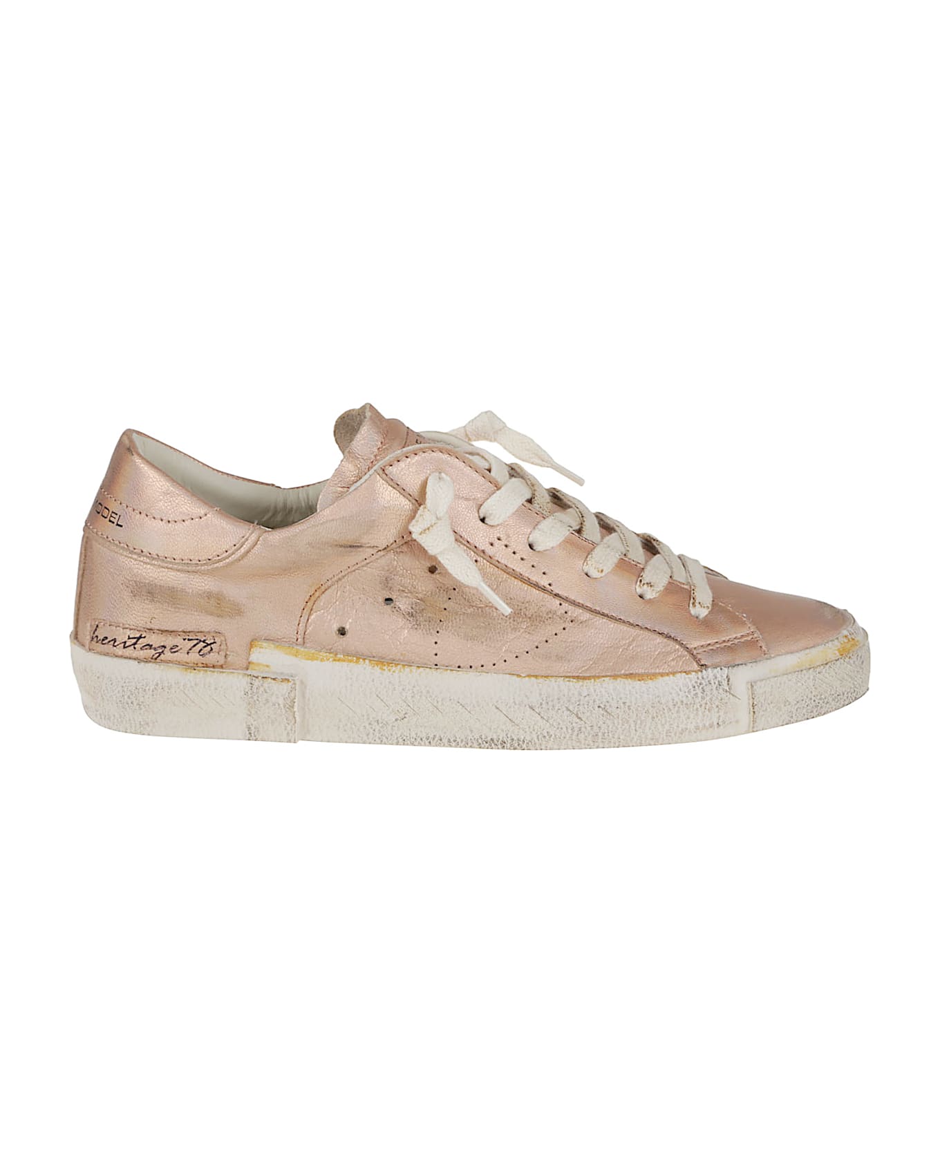 Philippe Model Prsx Low Woman - Metal Bronze
