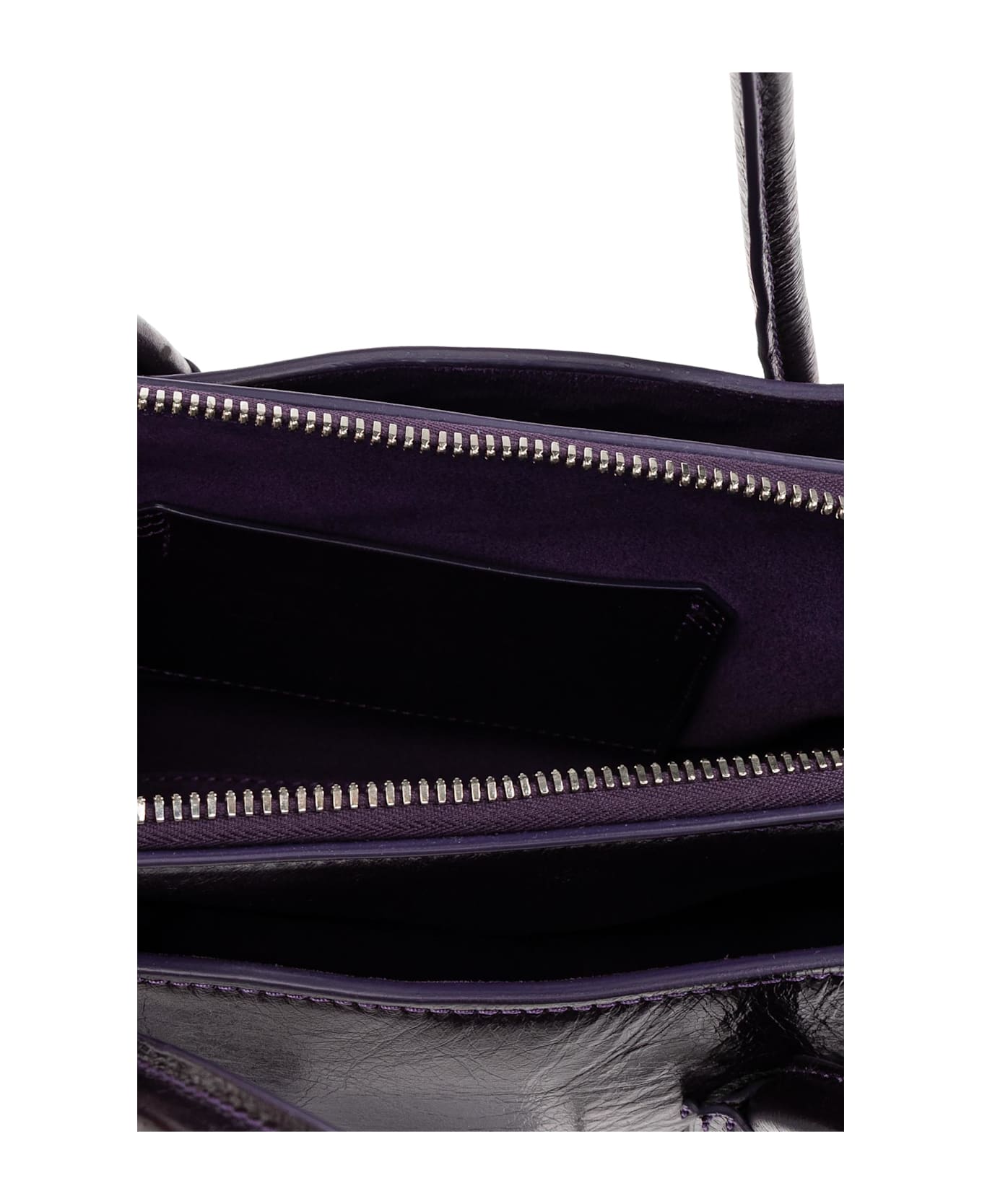 The Attico Handbag 
la Passeggiata Small
 - Purple