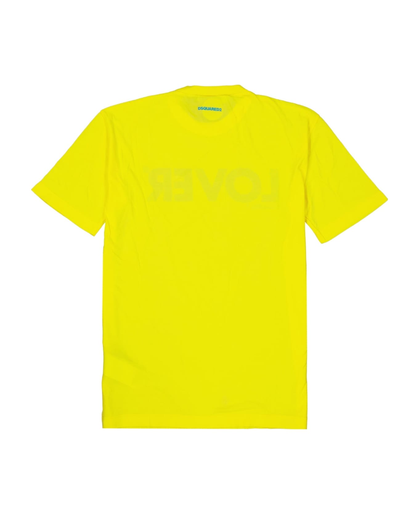 Dsquared2 Cotton T-shirt - Yellow