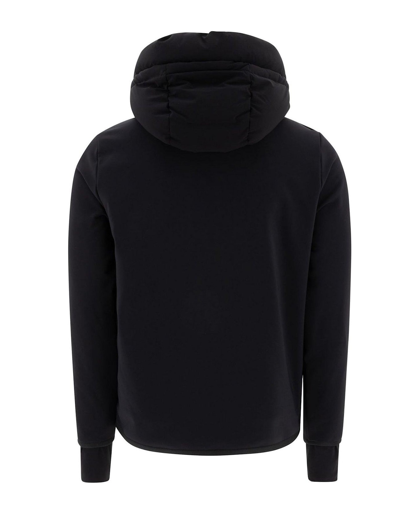 Moncler Grenoble Logo Printed Hooded Down Jacket