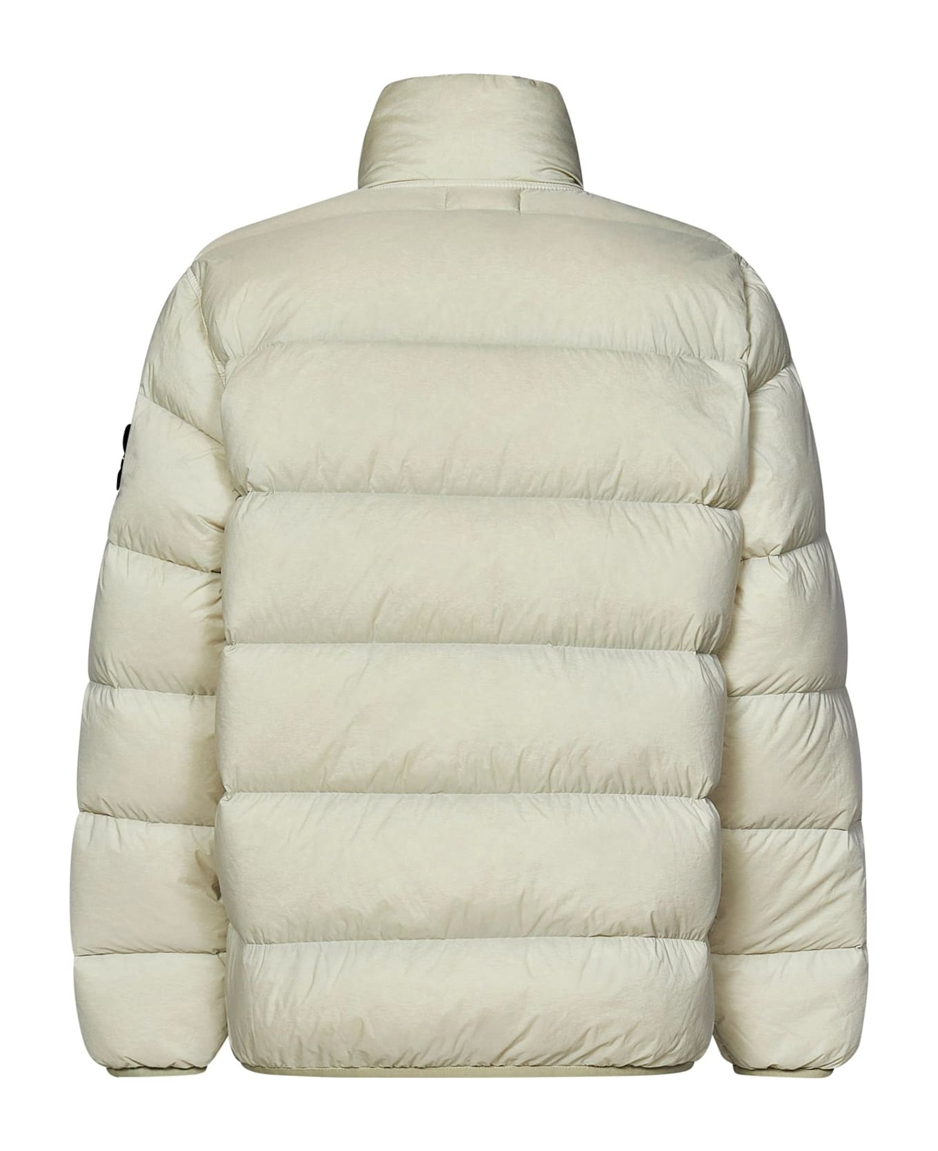 Stone Island High-neck Zip-up Coat - White コート