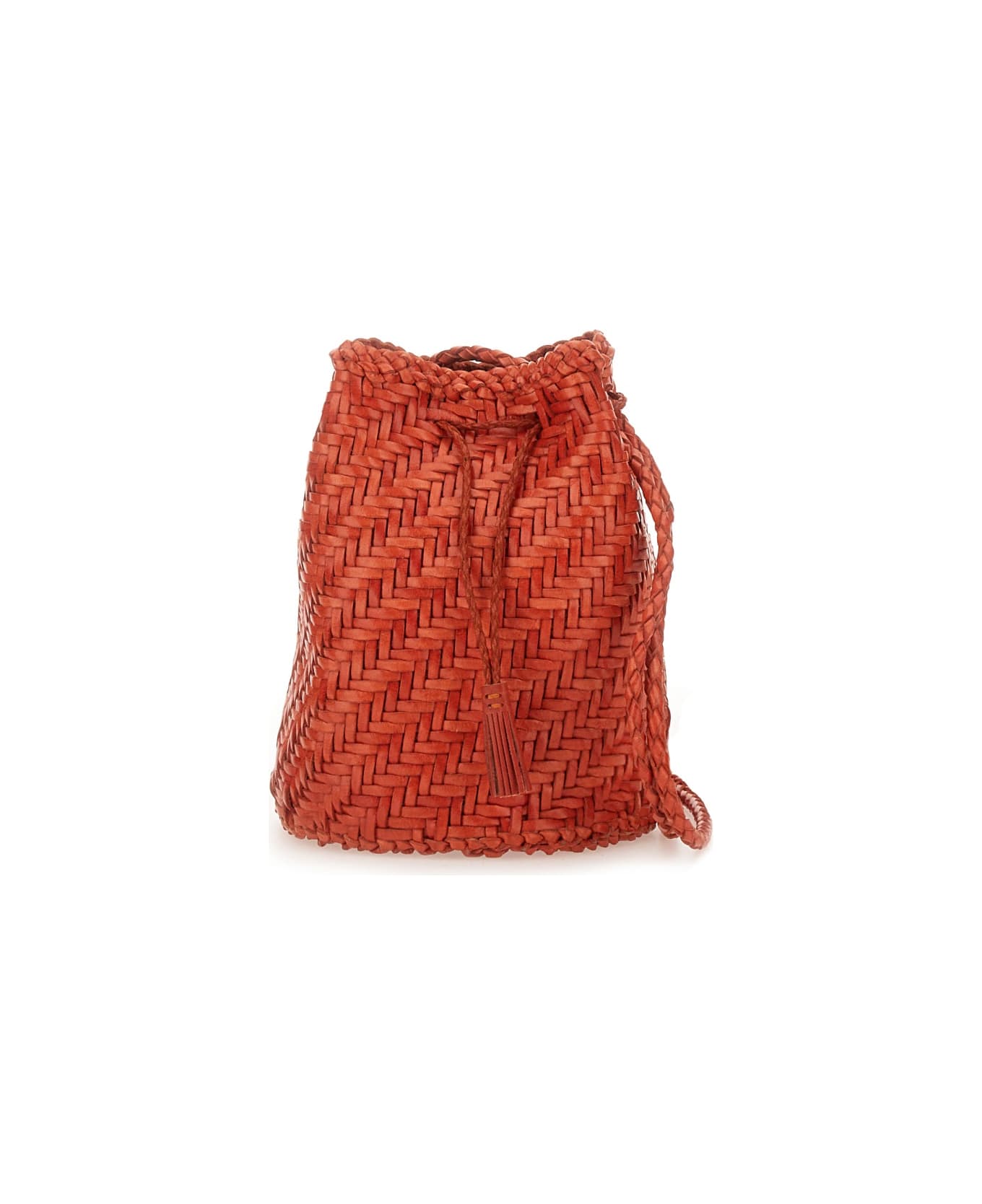 Dragon Diffusion "pompom Double Jump Tan" Bag - ORANGE