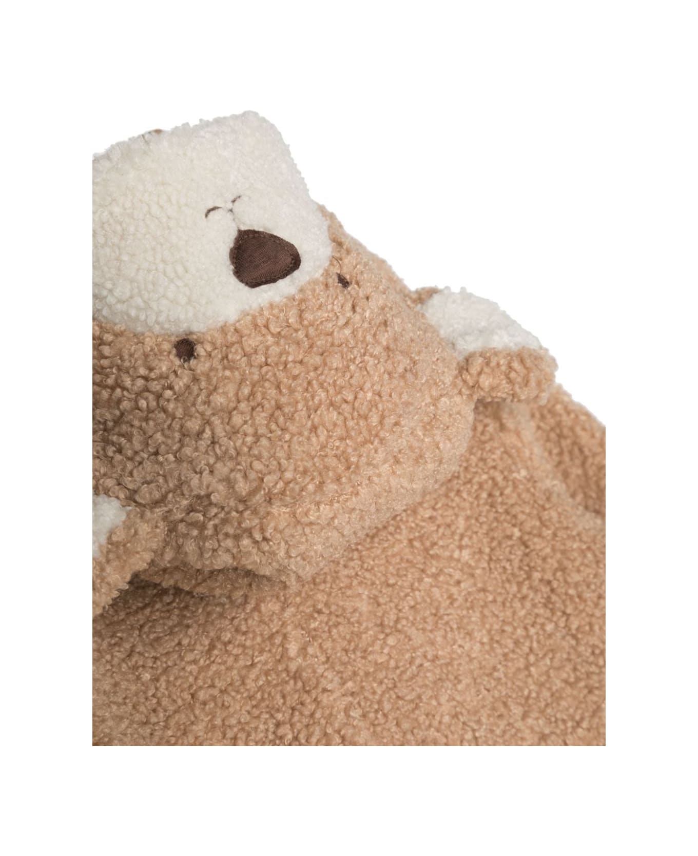 Il Gufo Teddy Bear Fleece Onesie - Brown