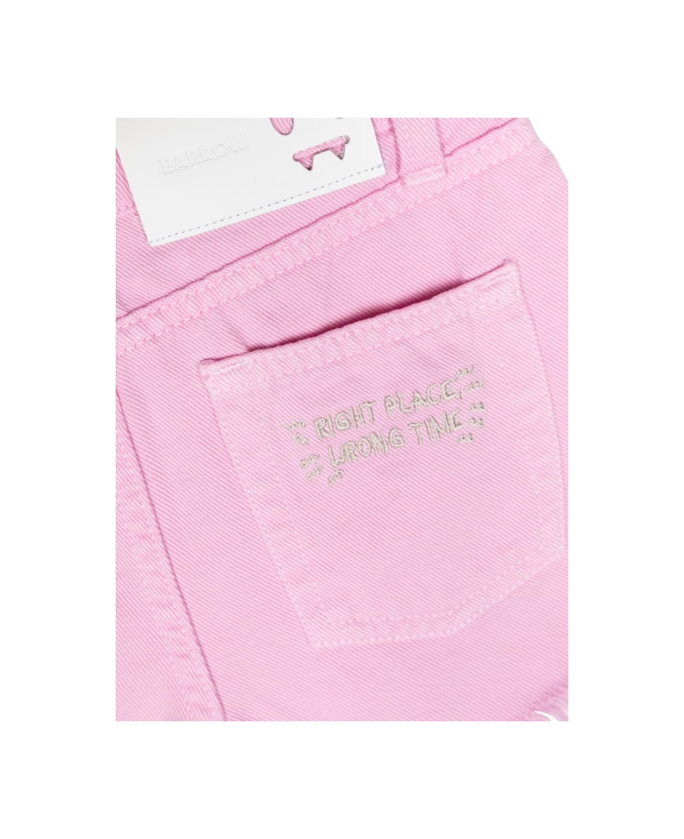 Barrow Denim Shorts - PINK