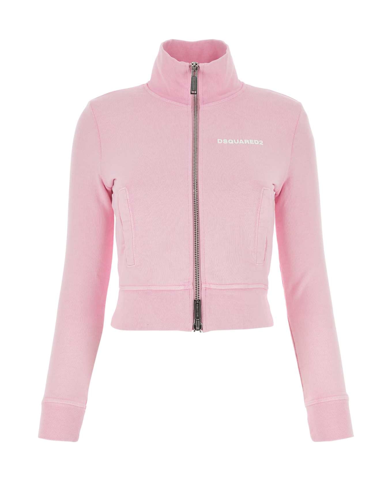 Dsquared2 Pink Cotton Sweatshirt - LILAC