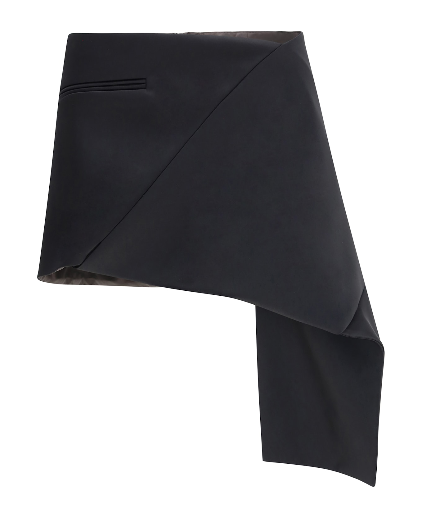 Courrèges Satin Mini-skirt