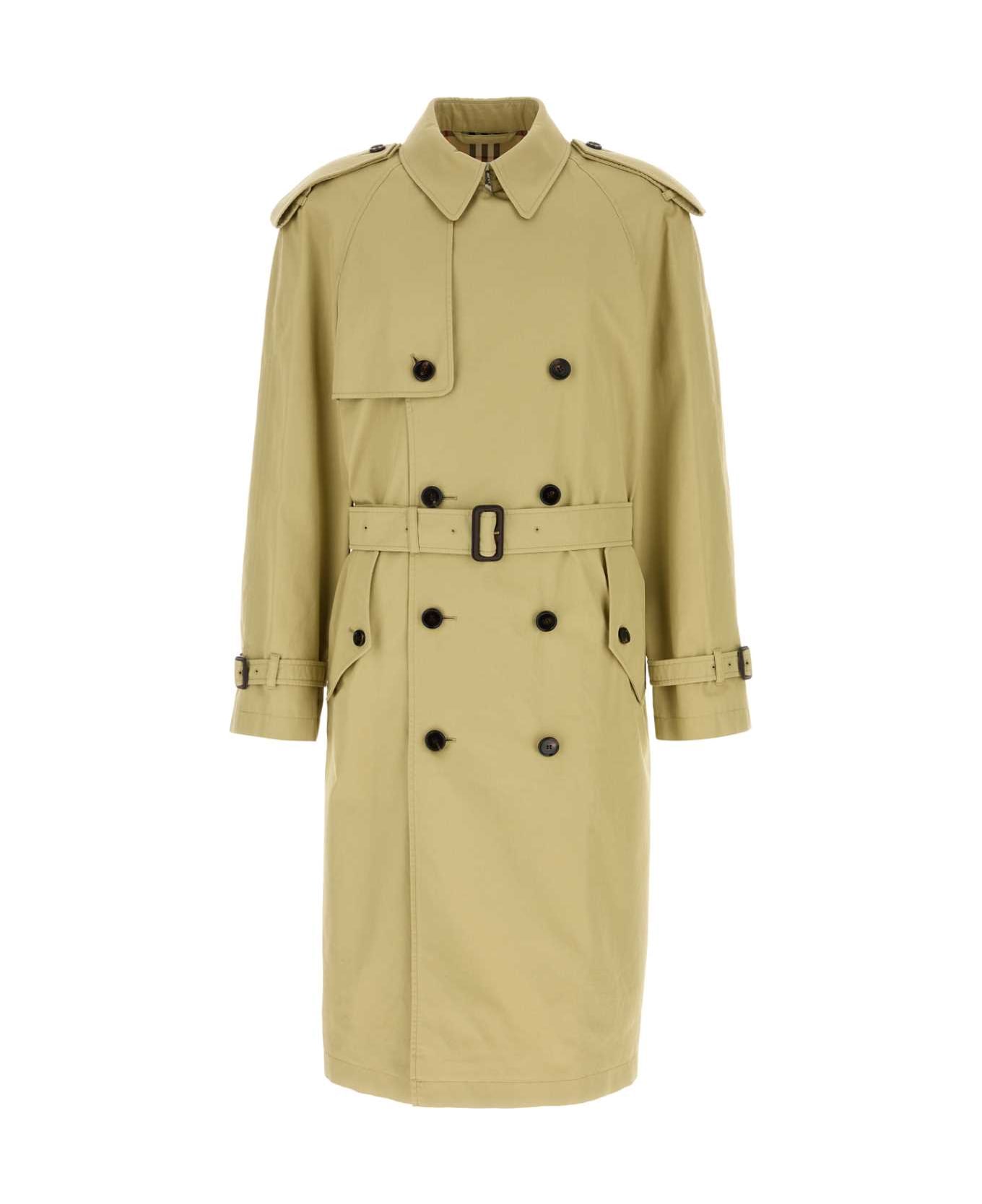 Burberry Medium Cotton Gabardine Trench Coat