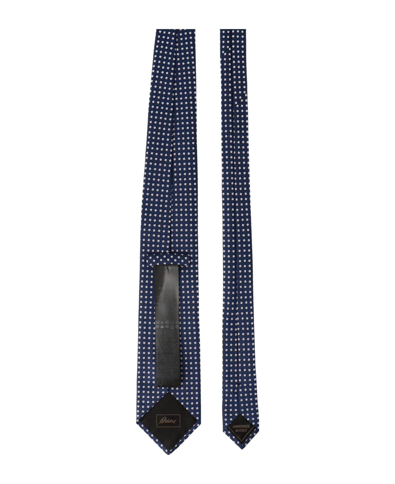 Brioni Jacquard Pattern Tie - Blue