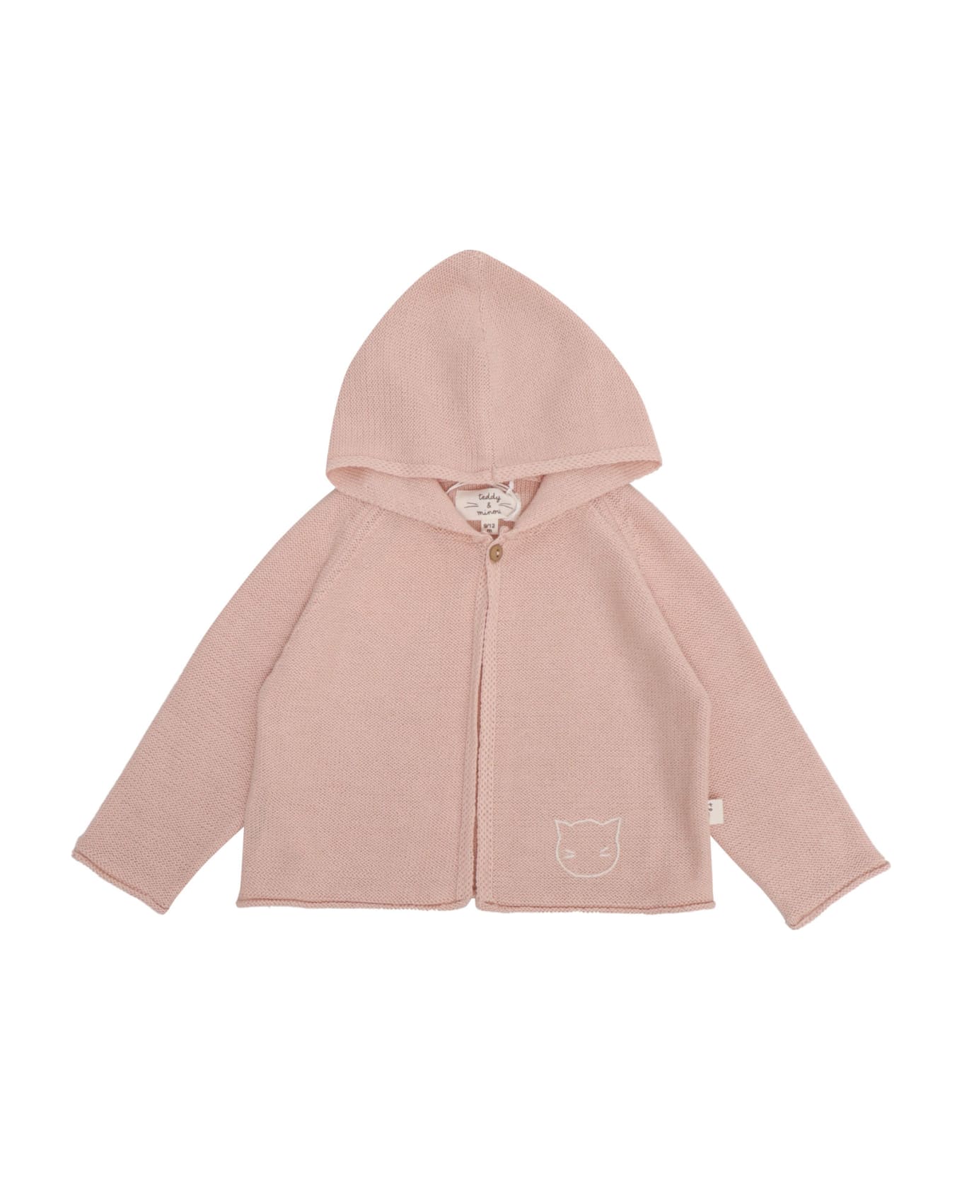 Teddy & Minou Knitted Sweater For Girls - PINK
