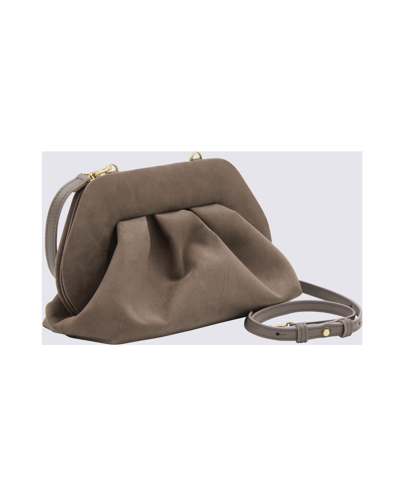 THEMOIRè Beige Tia Suede Cluthes - mud