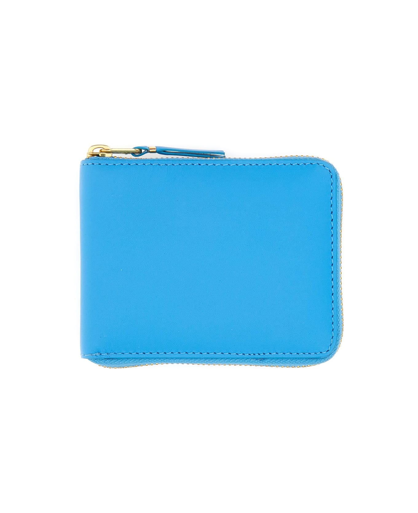 Comme des Garçons Wallet Leather Wallet - BLUE