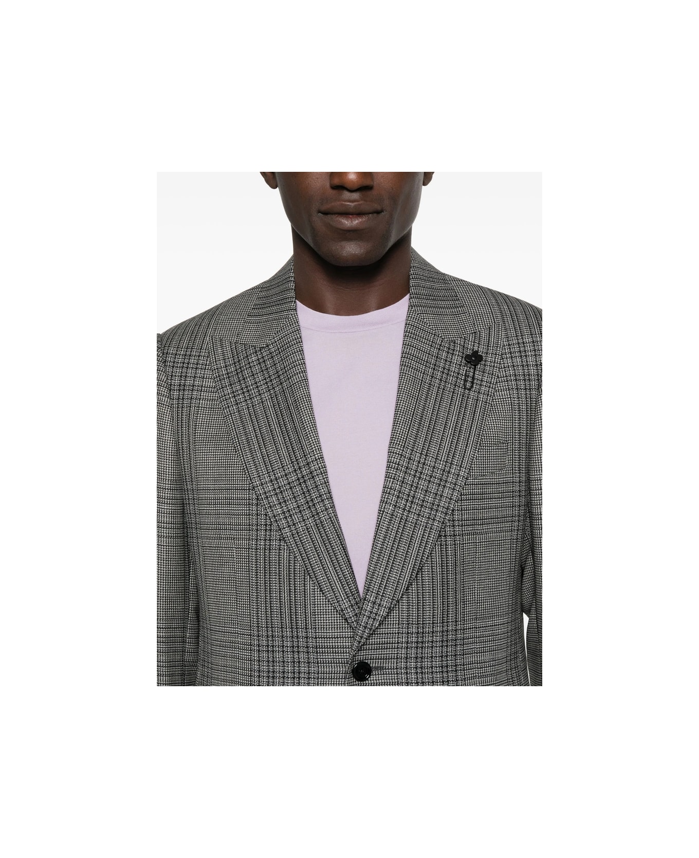 Lardini Jacket - GREY/BLACK