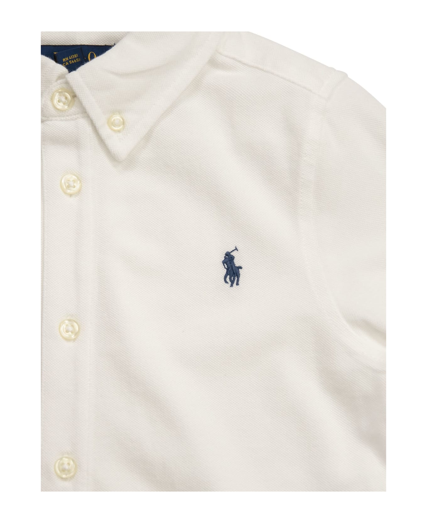 Polo Ralph Lauren Ultralight Cotton Pique Shirt - White