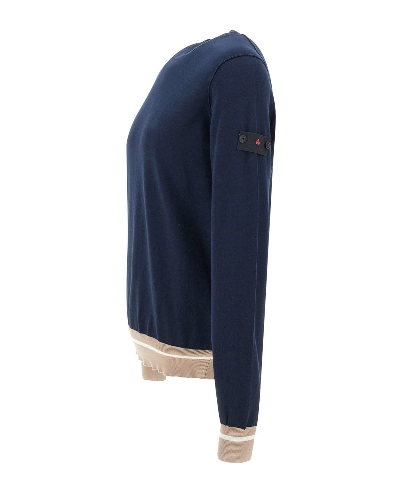 Peuterey "ghisallo" Cotton Sweater - BLUE