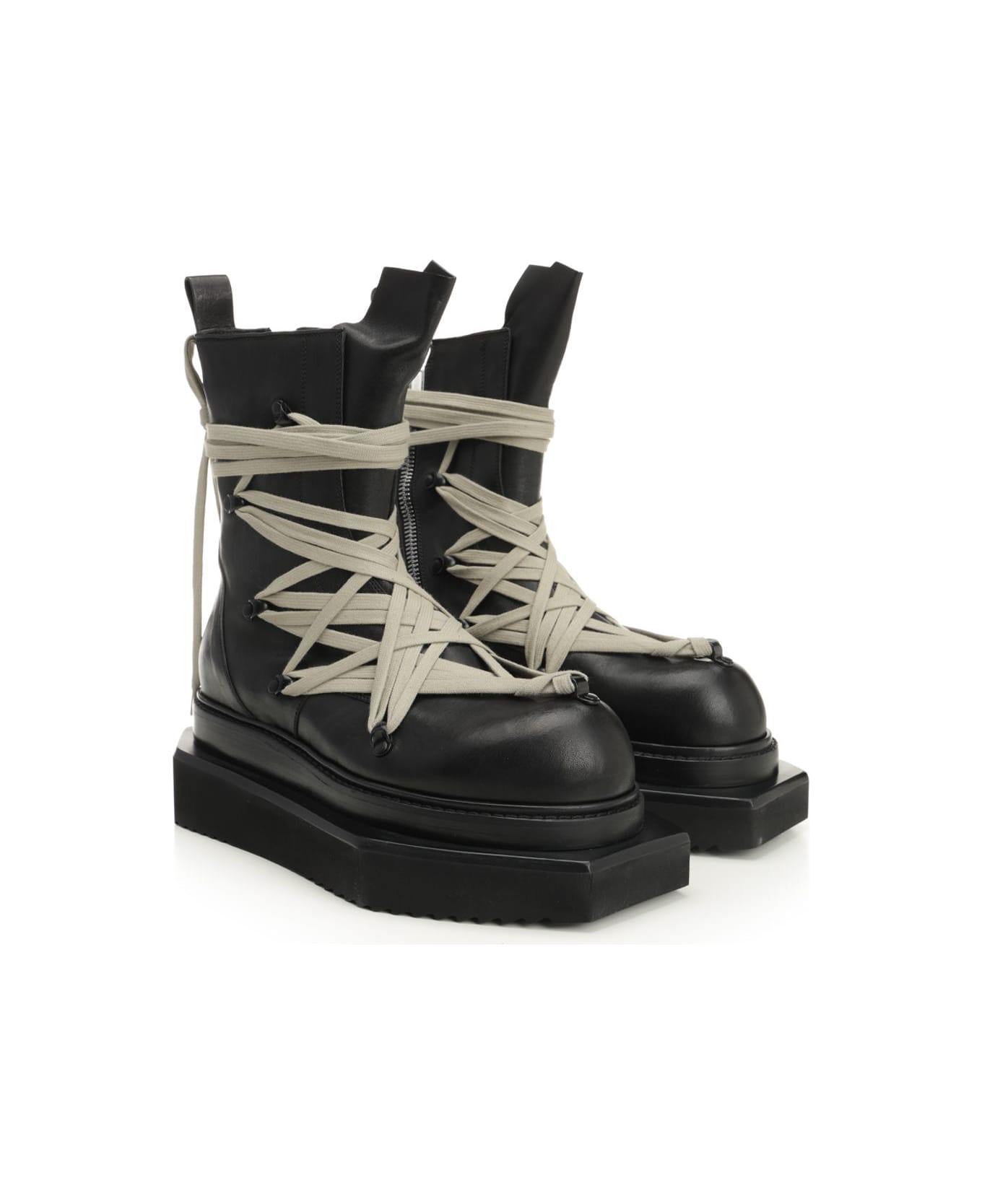Rick Owens Turbo Cyclops 70mm Boots - BLACK ブーツ