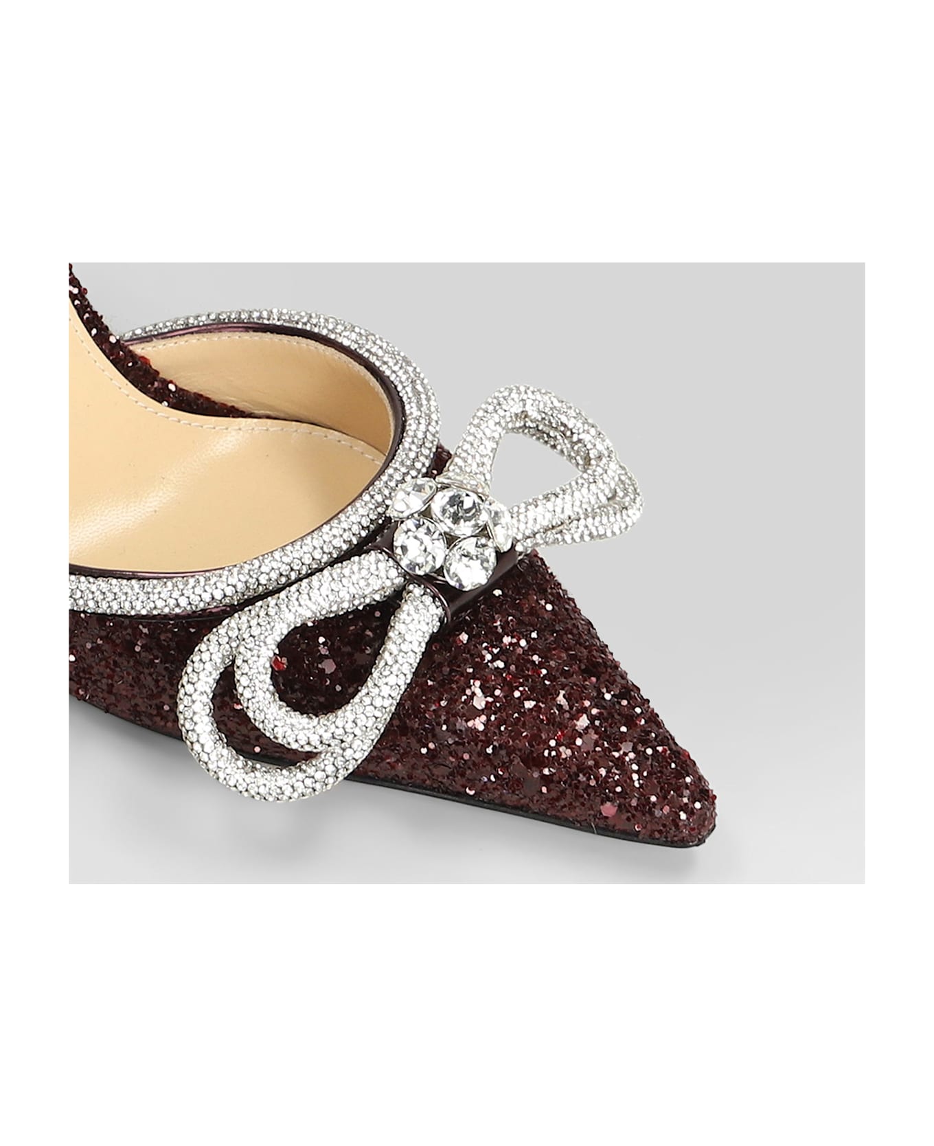 Mach 
Mach Pumps In Bordeaux Glitter - bordeaux