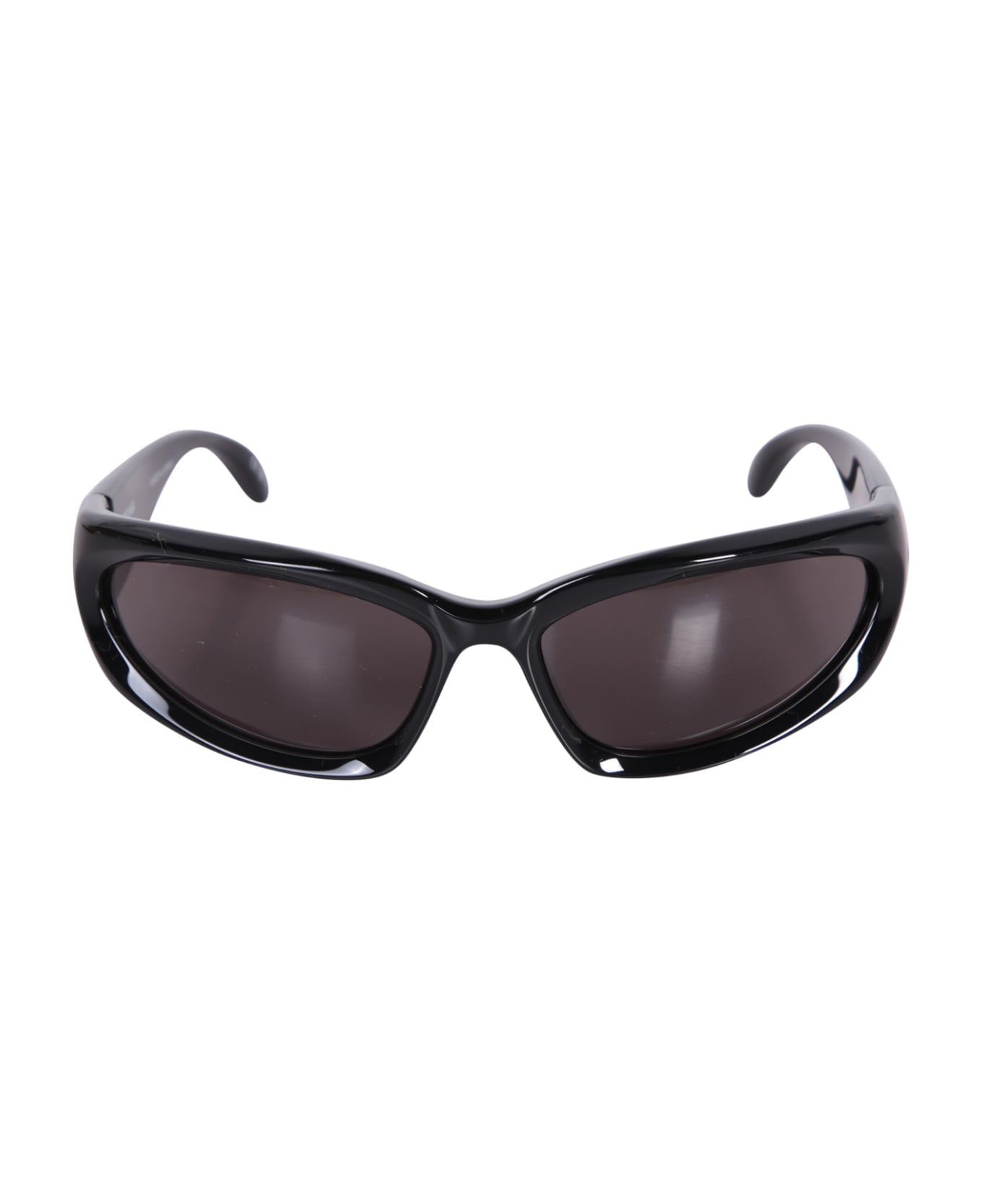 Balenciaga Swift Oval Sunglasses - Black