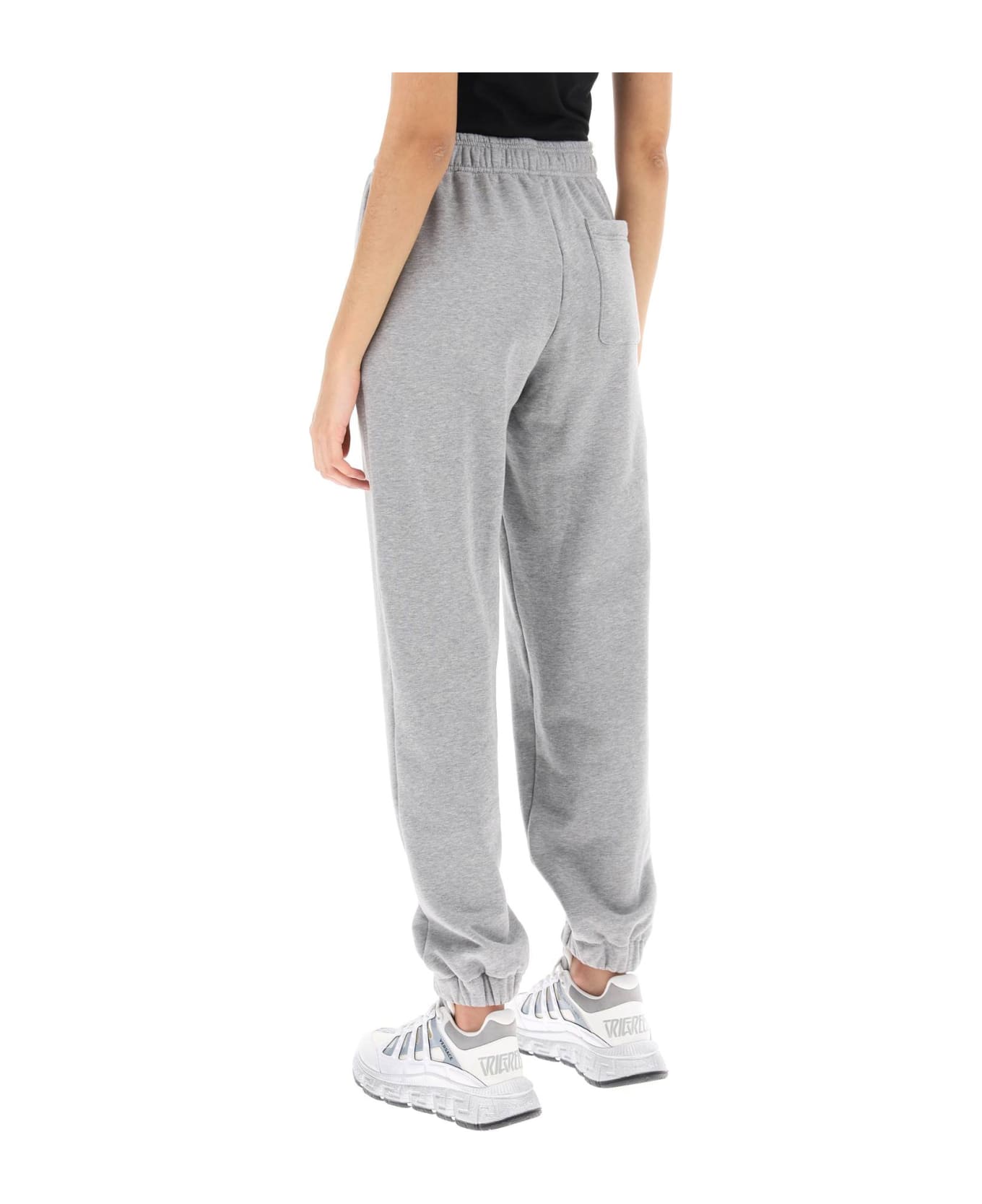 Versace Medusa Joggers - GREY MELANGE PALE PINK