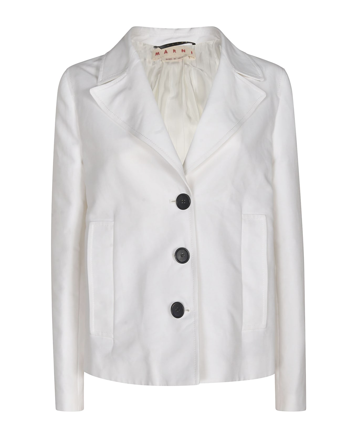 Marni Three-buttoned Jacket - White