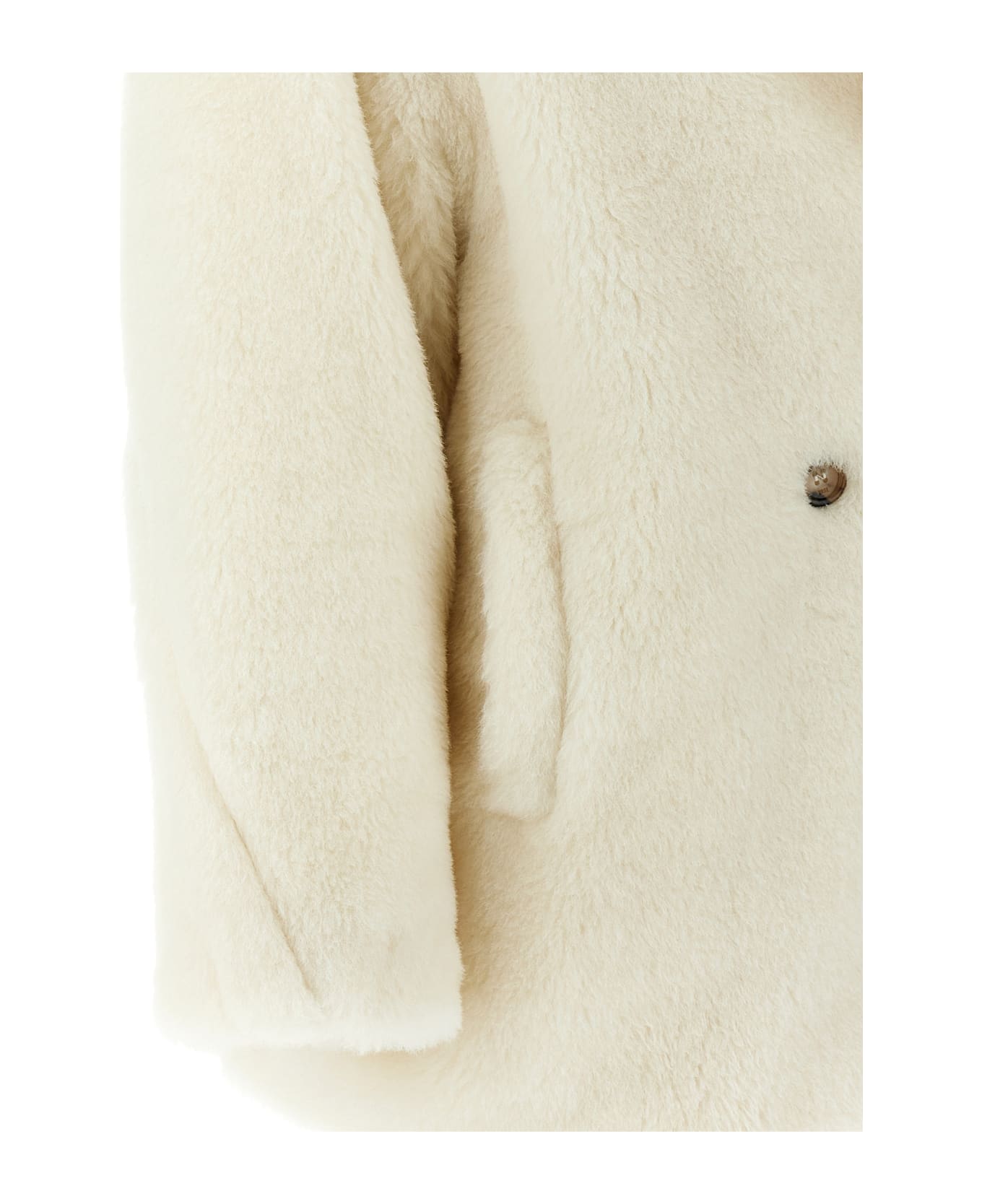 Max Mara 'teddy Bear Icon' Coat - White