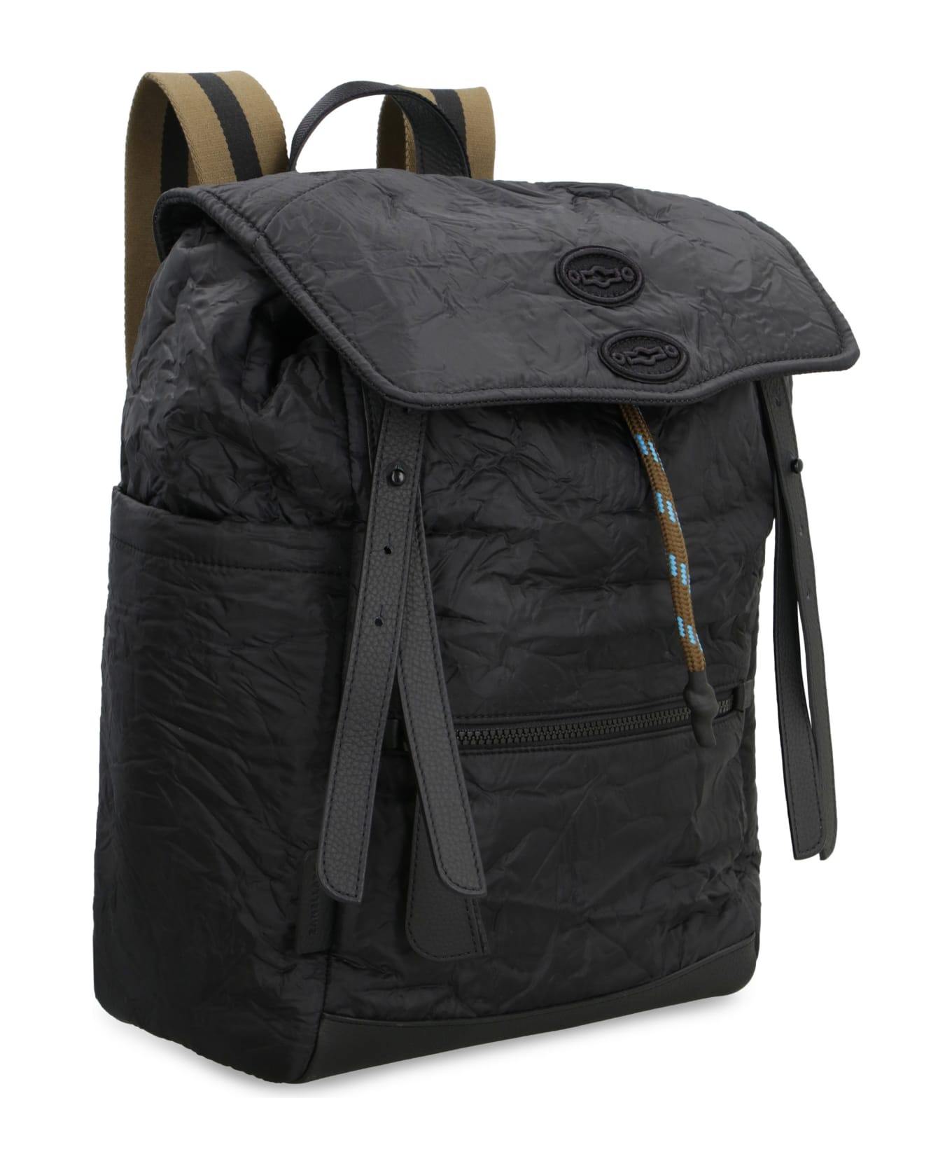Zanellato Milo Technical Fabric Backpack - black