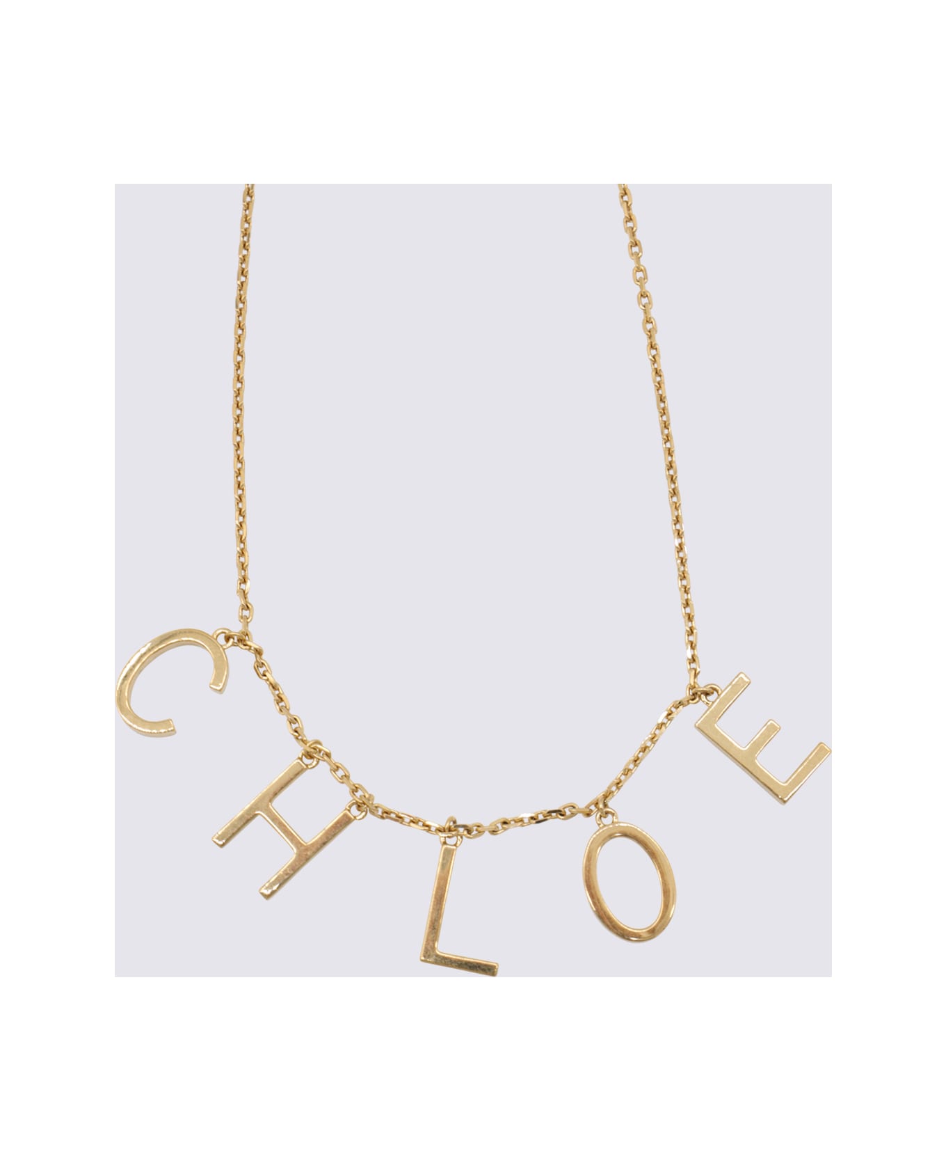 Chloé Gold Metal Necklace - VINTAGE GOLD