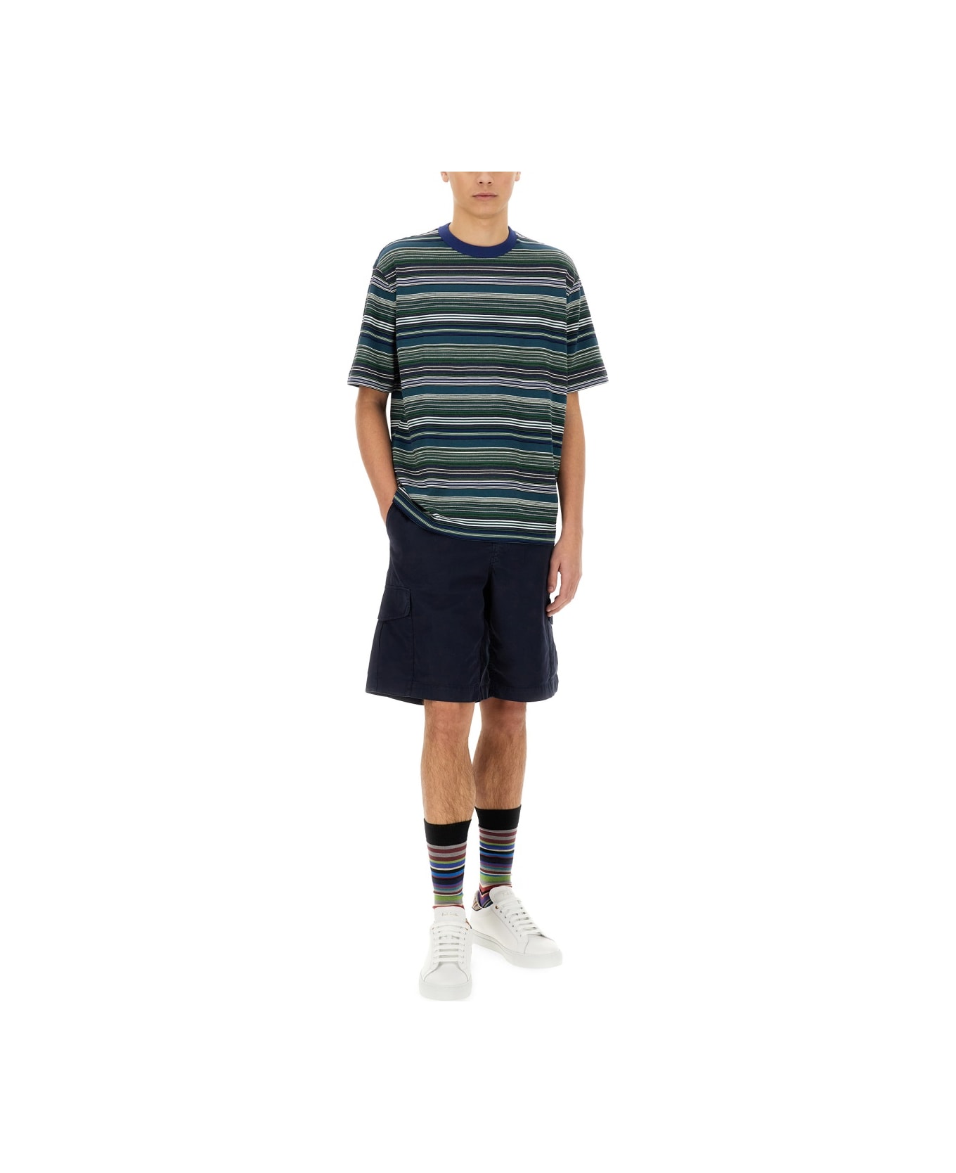 PS by Paul Smith Striped T-shirt - MULTICOLOUR
