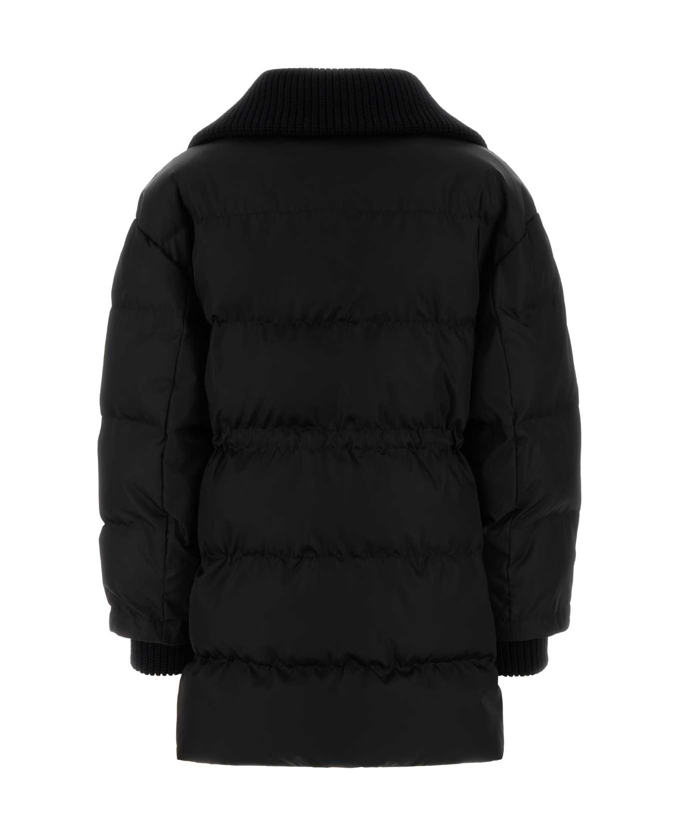 Gucci Black Nylon Padded Jacket - Black