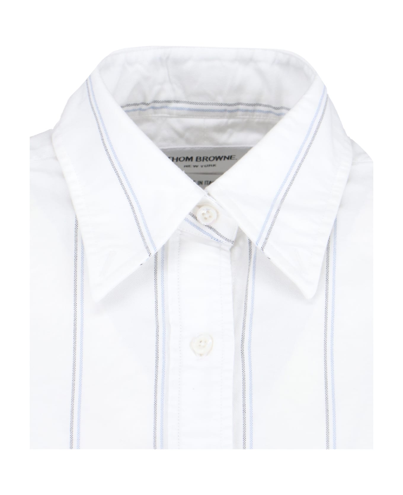 Thom Browne 'oxford' Crop Shirt - White