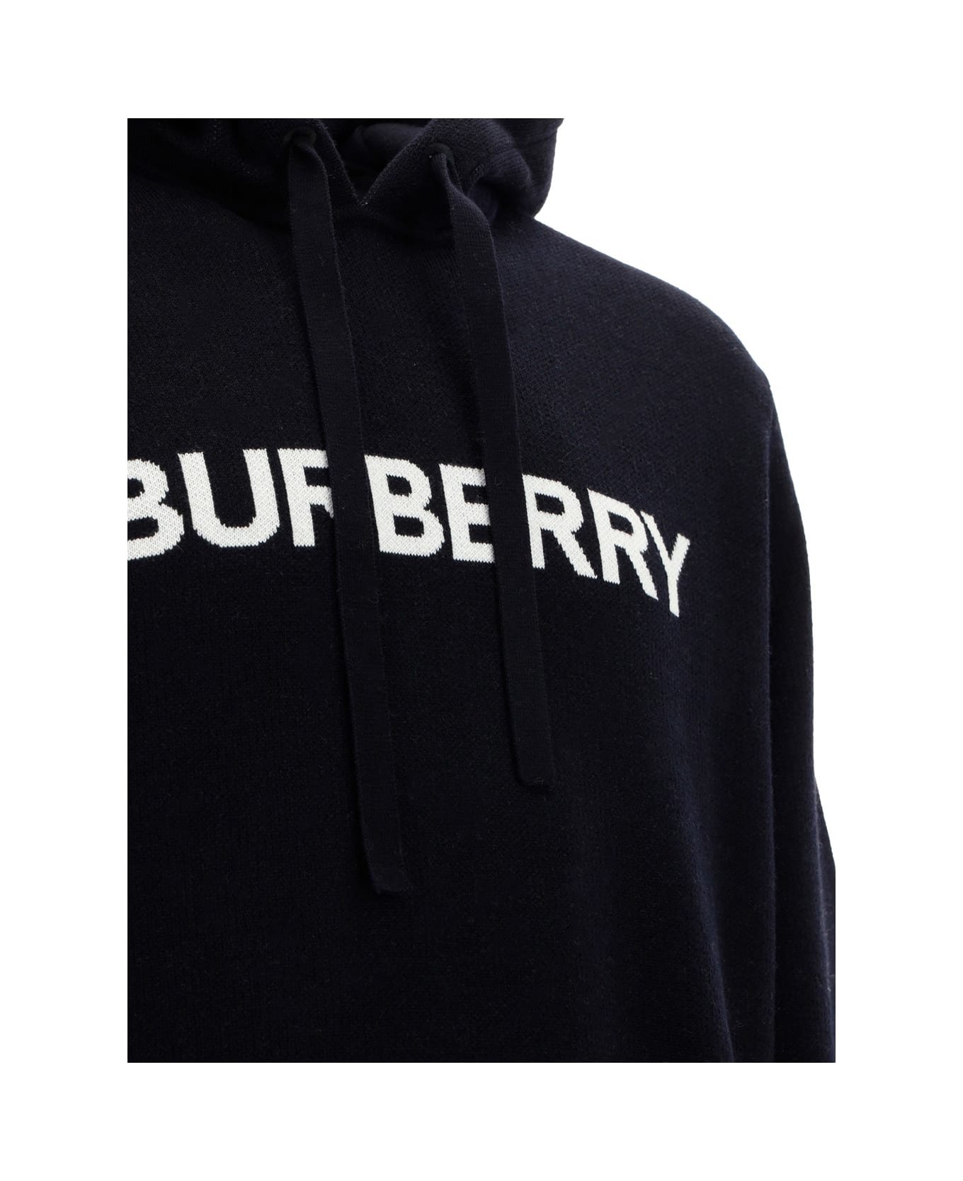 Burberry Cotton And Wool Sweatshirt - Coal Blue フリース