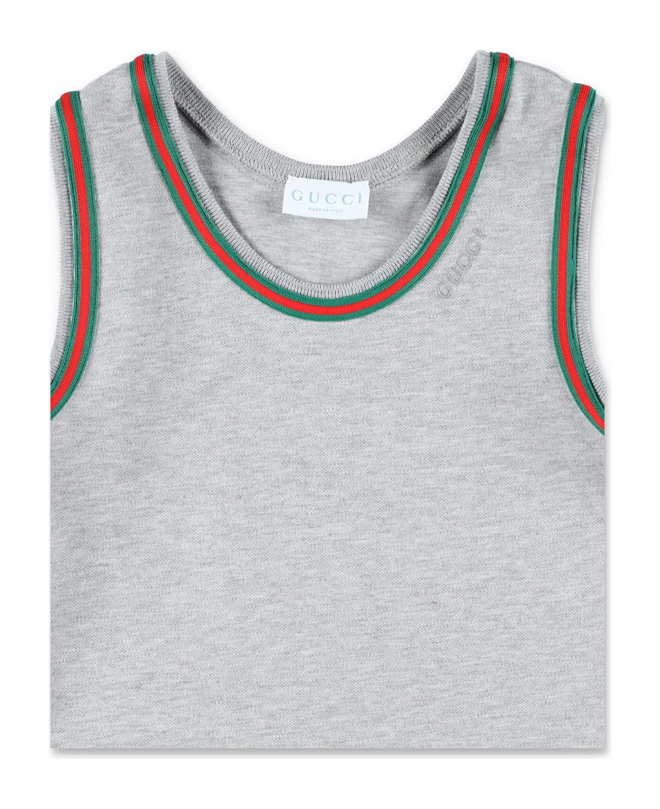 Gucci Kid - Web Sleeveless Dress - GREY