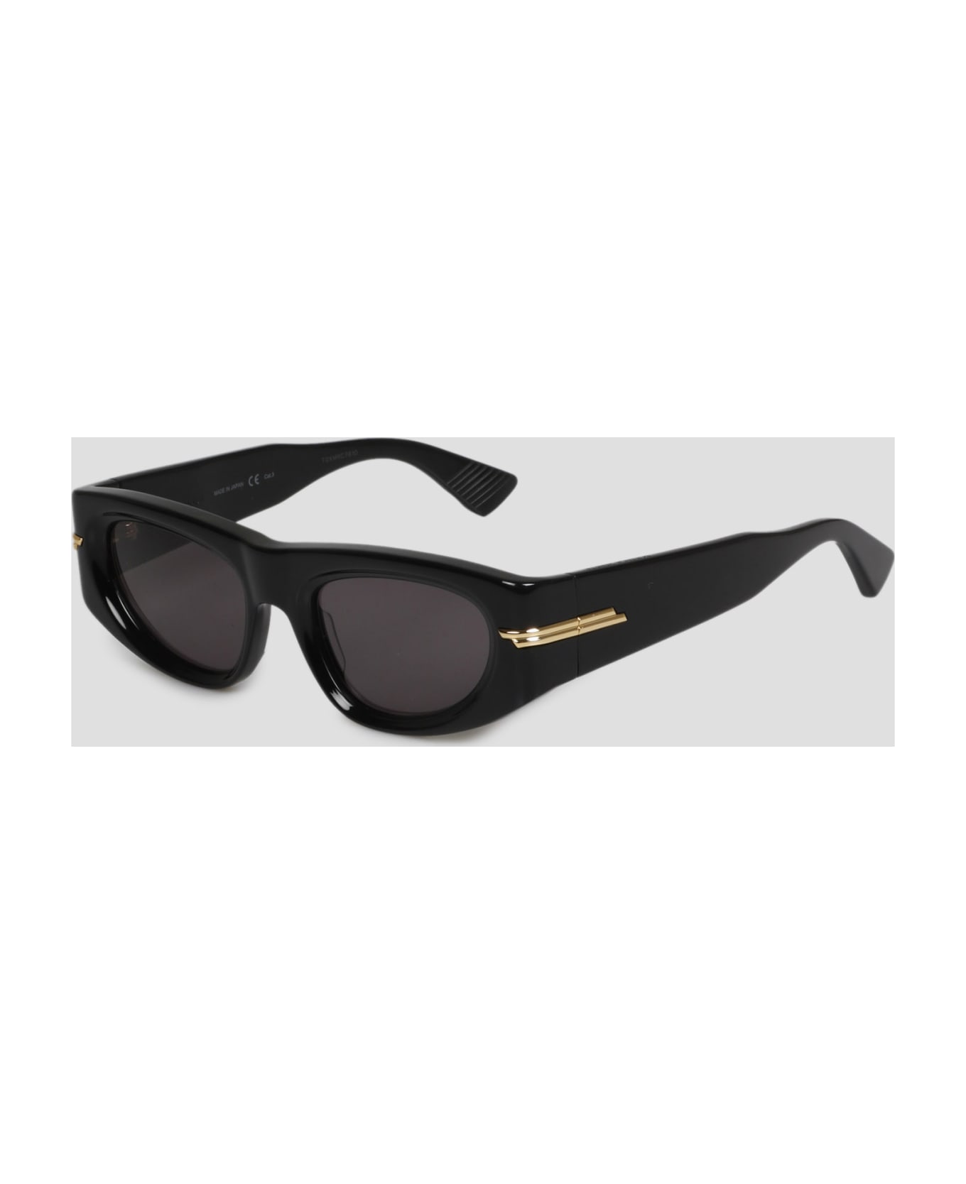 Bottega Veneta Eyewear Mitre Sunglasses - Black サングラス