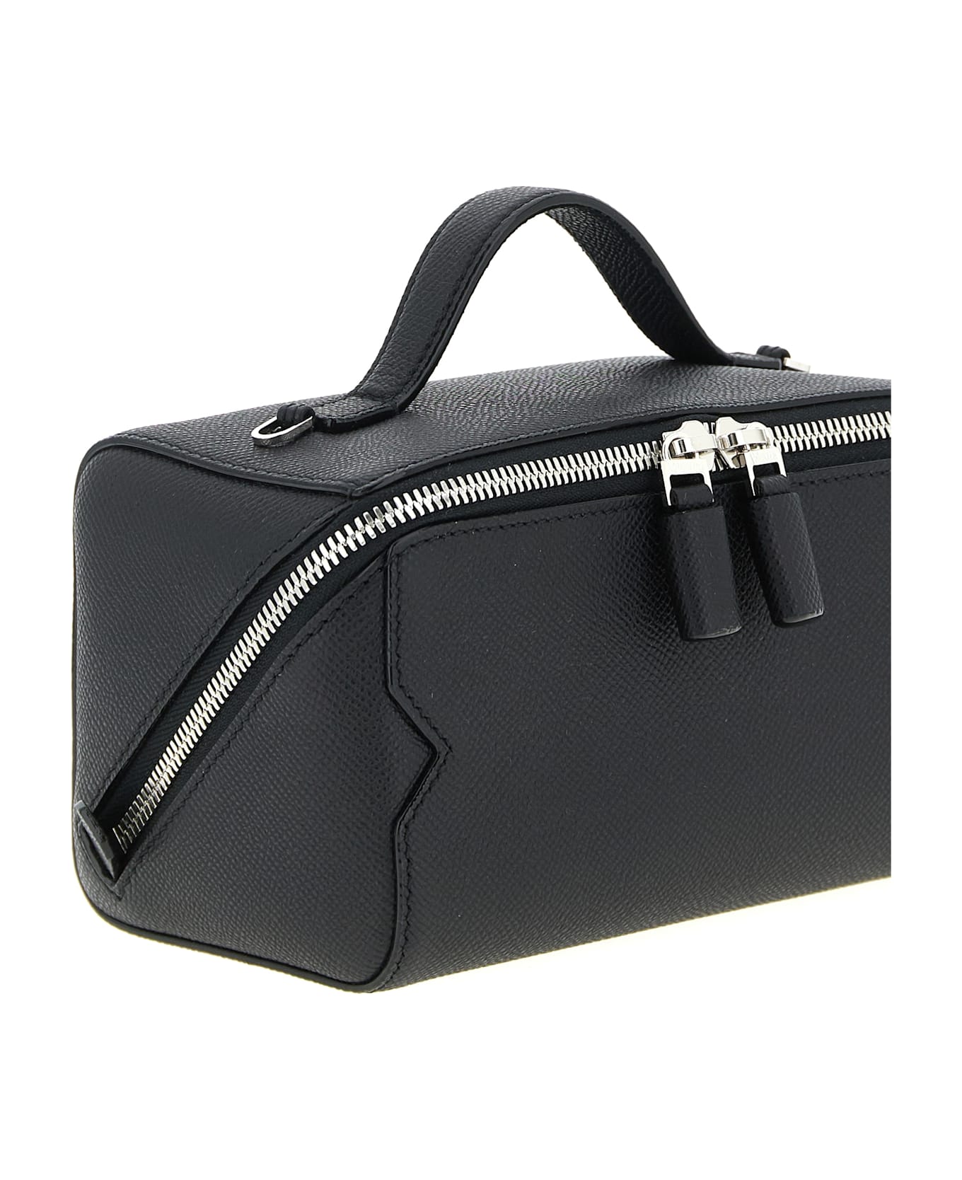 Valextra 'v-line' Crossbody Bag - Black  