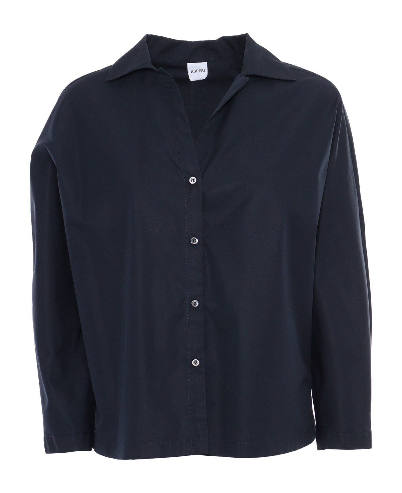 Aspesi Black Shirt - BLUE