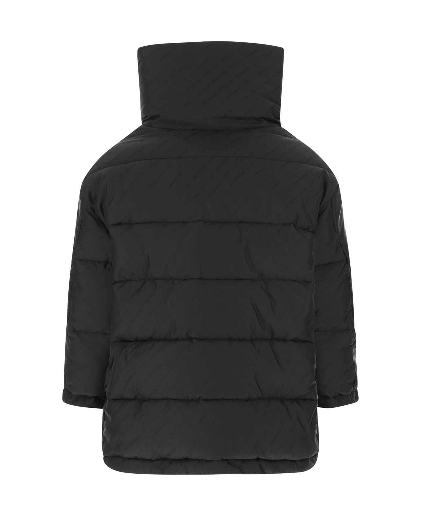 Balenciaga Black Nylon Padded Jacket - 1000