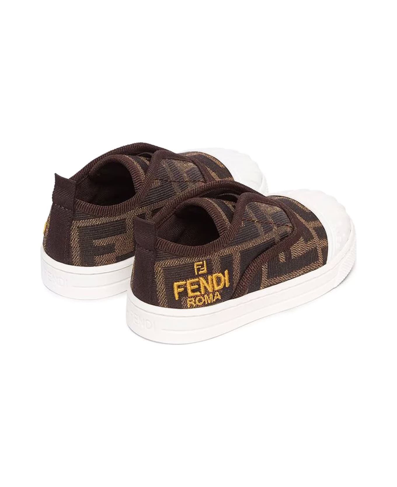Fendi Kids Sneakers Brown - Brown シューズ