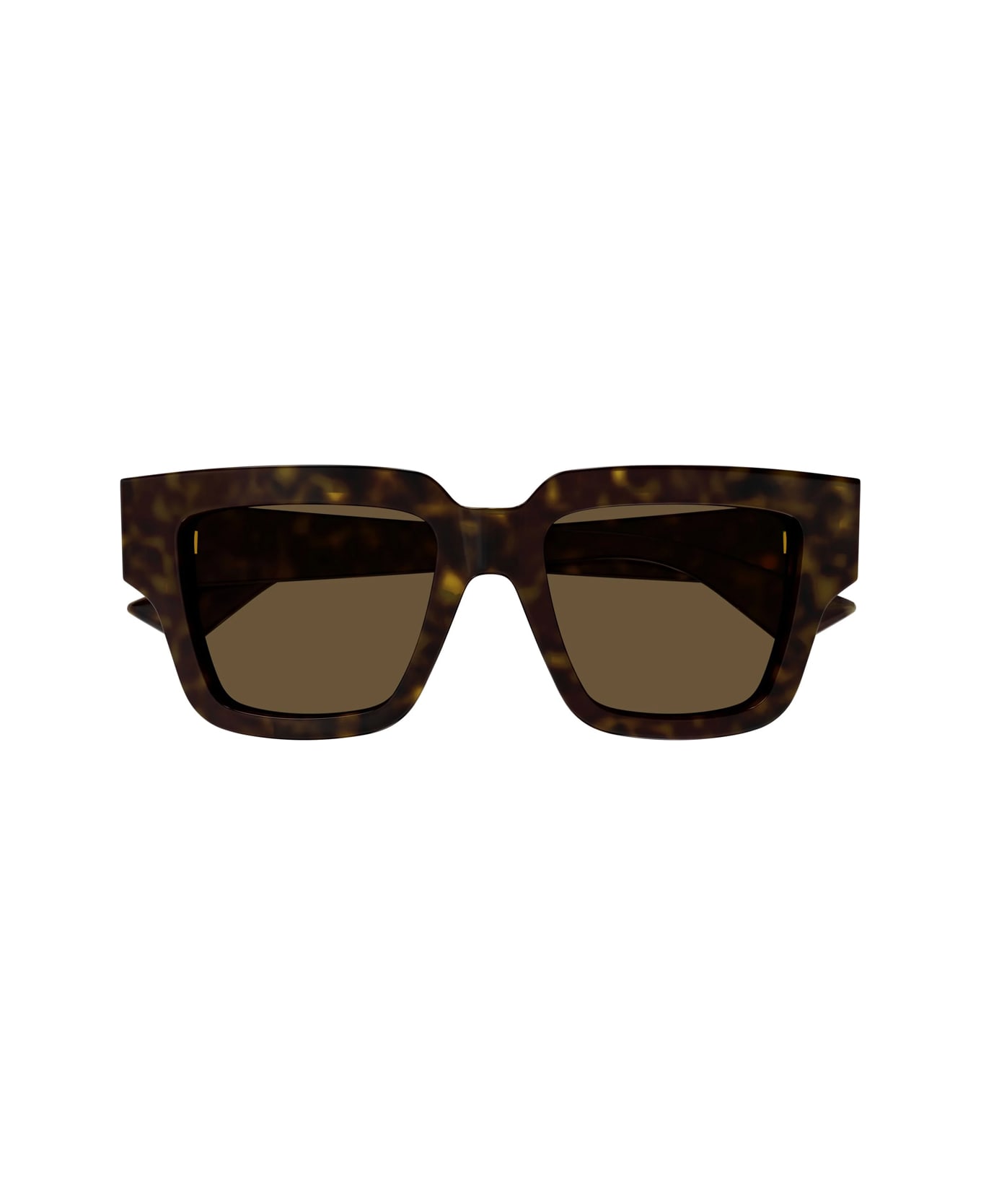 Bottega Veneta Eyewear Bv1276s Tri-fold-line New Classic 002 Sunglasses - Marrone