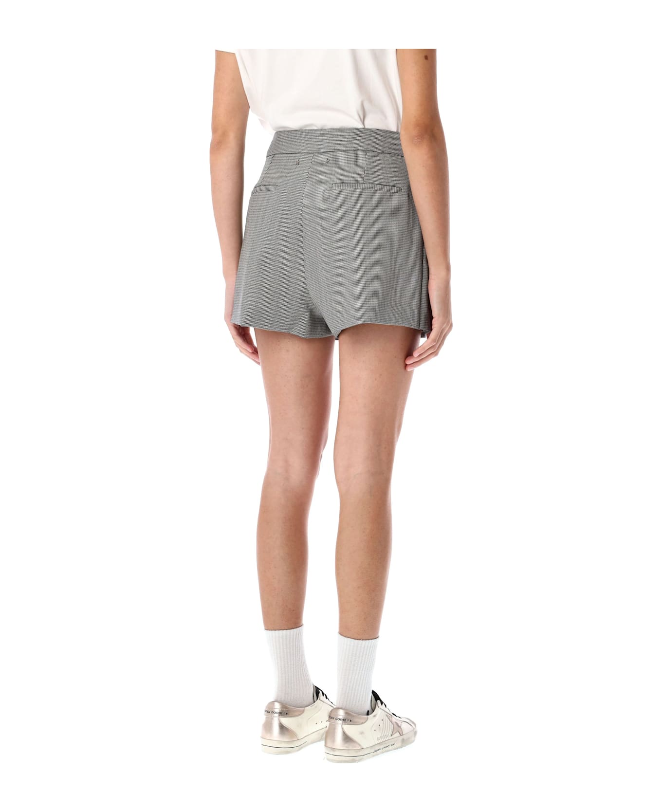 Golden Goose Nina Wrap Mini Skort - BLACK WHITE