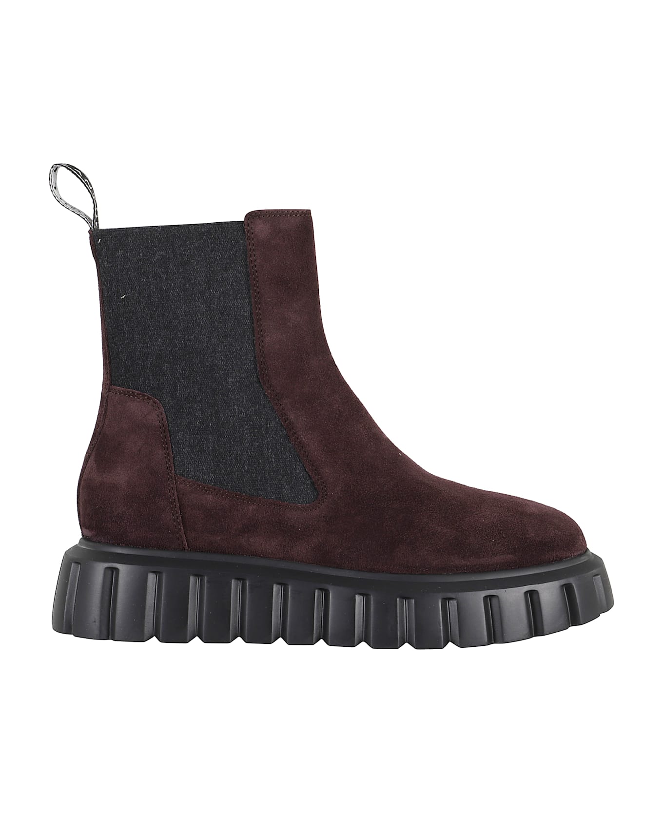 Voile Blanche Grenelle Chelsea Suede - Dark Burgundy