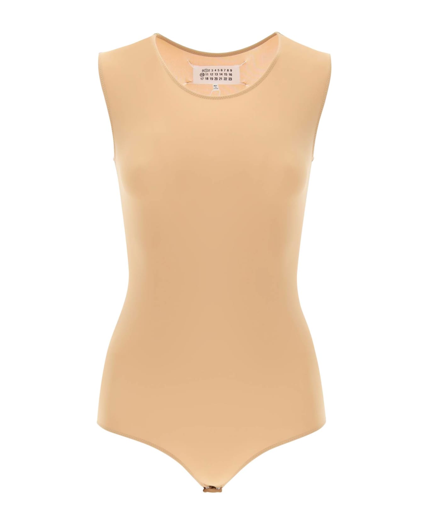 Maison Margiela Second Skin Sleeveless Lycra Bodysuit - DESERT (Beige) ボディスーツ