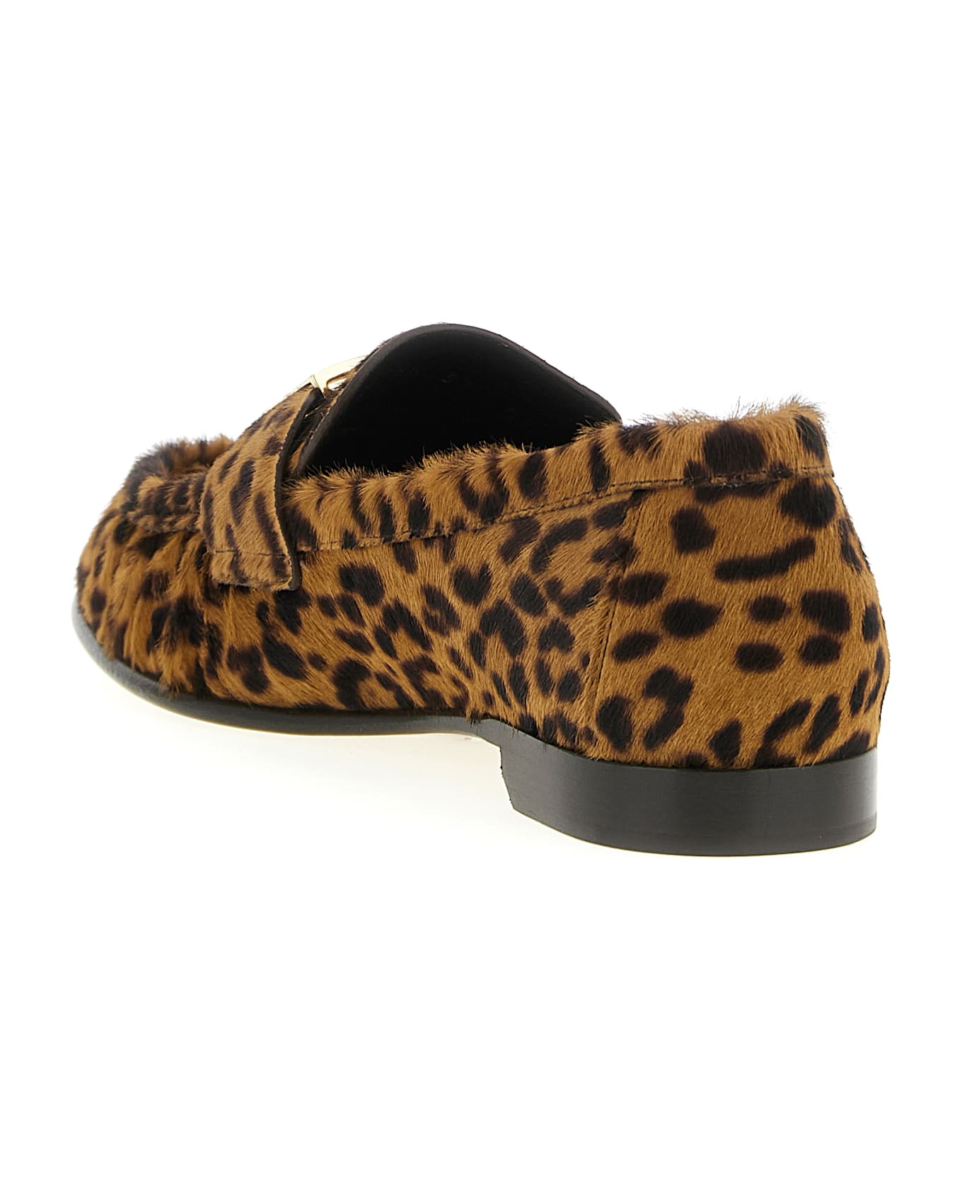 Fendi 
baguette
 Pony Hair Loafers - Brown