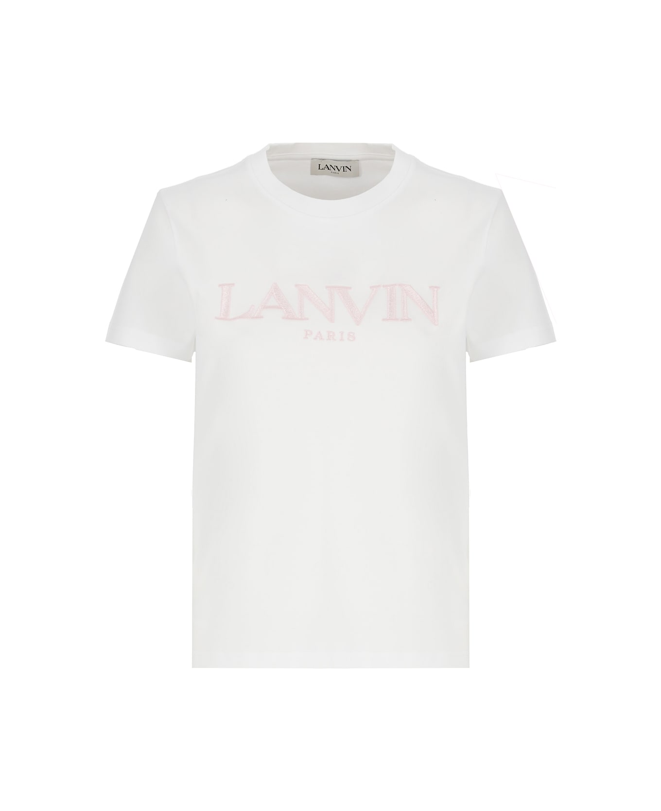 Lanvin Cotton Logoed T-shirt - White