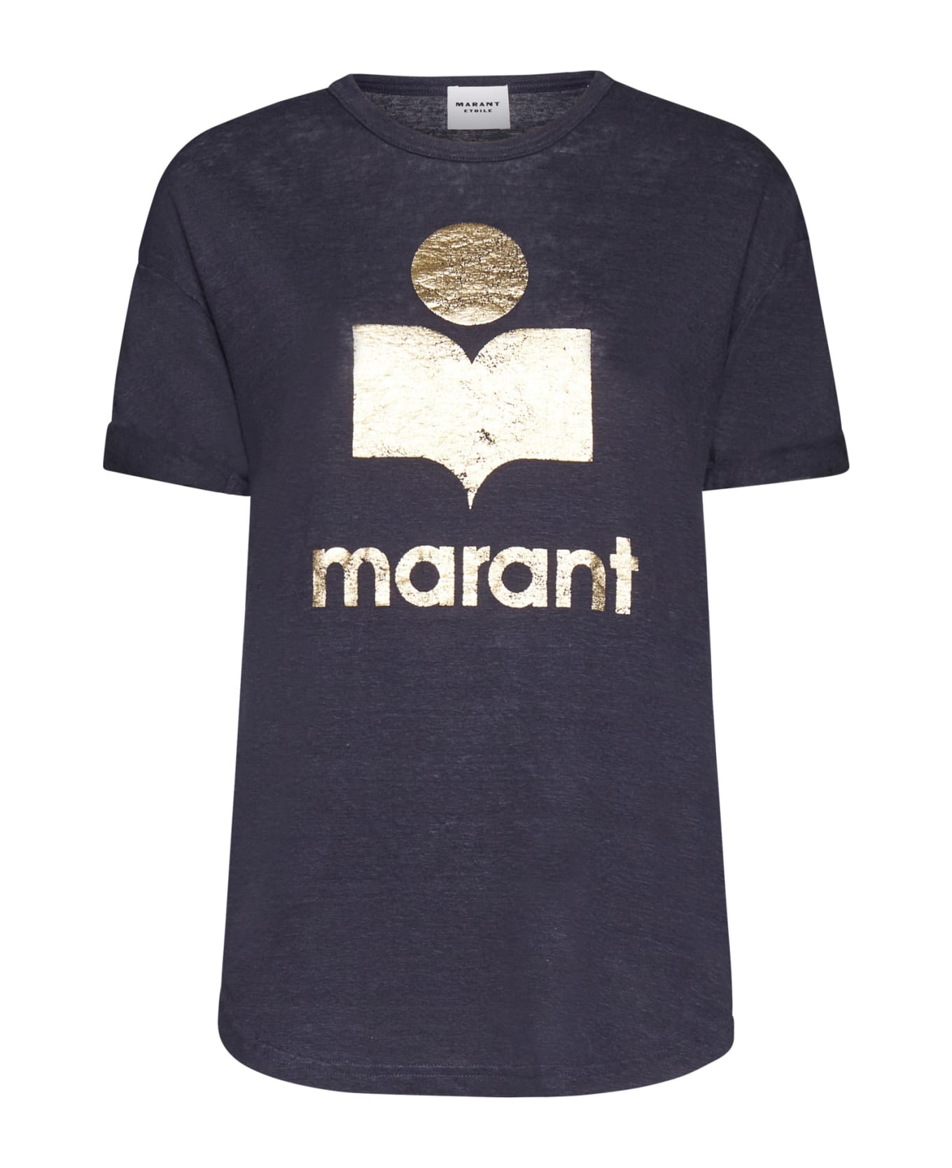 Marant Étoile Koldi T-shirt - Faded night/gold