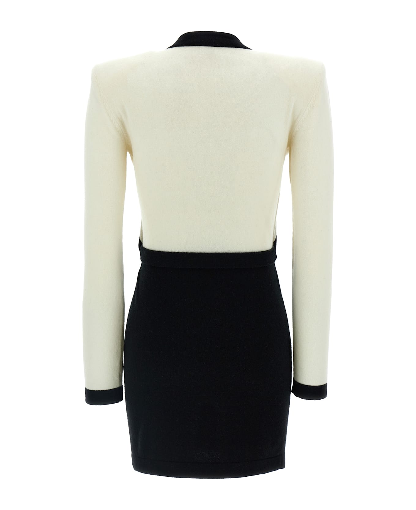 Balmain 
filo Leone Catena
 Dress - White/Black