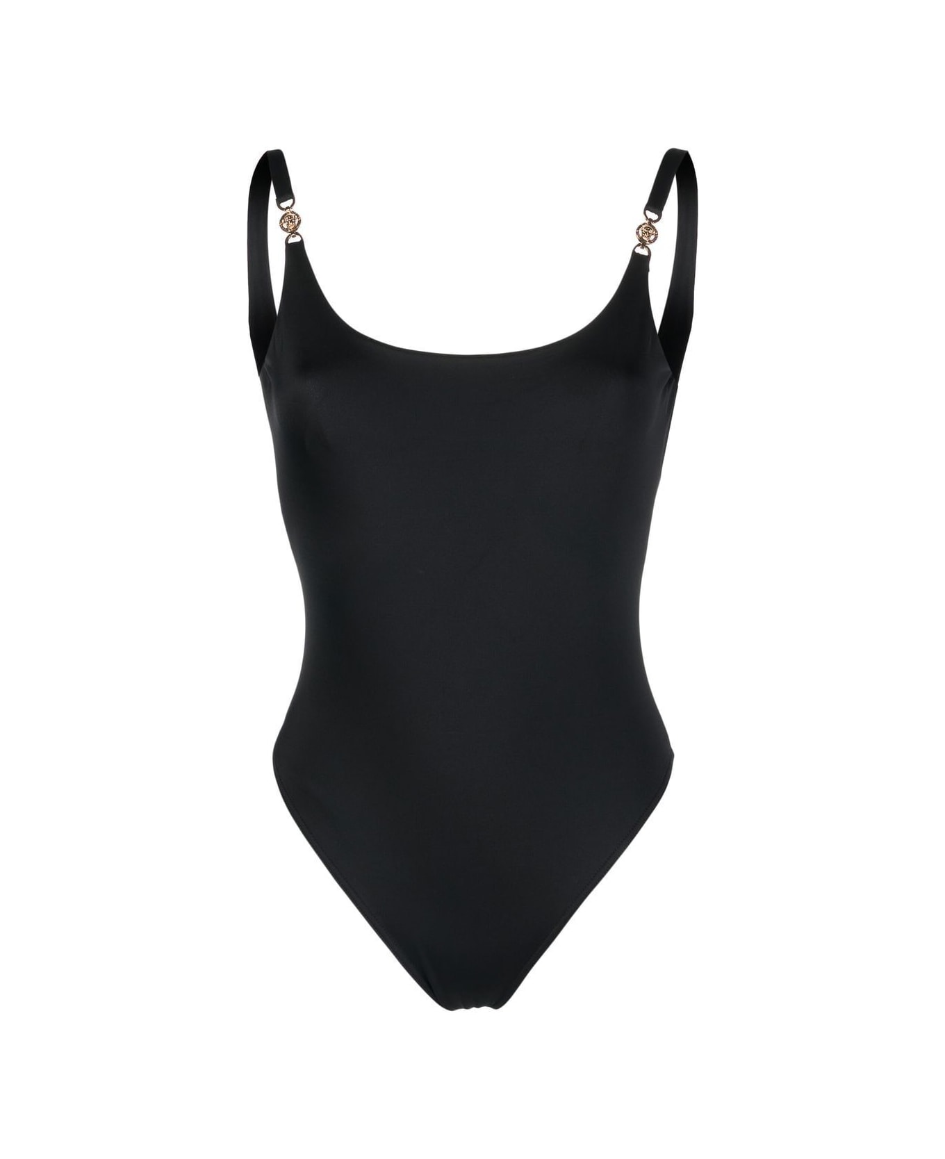 Versace Swim One-piece Greek Chain - Black