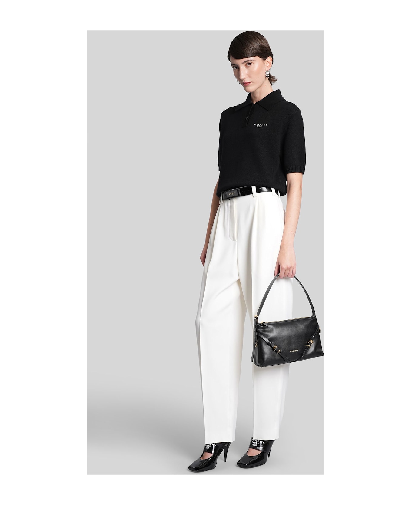 Givenchy Pants In White Wool - white