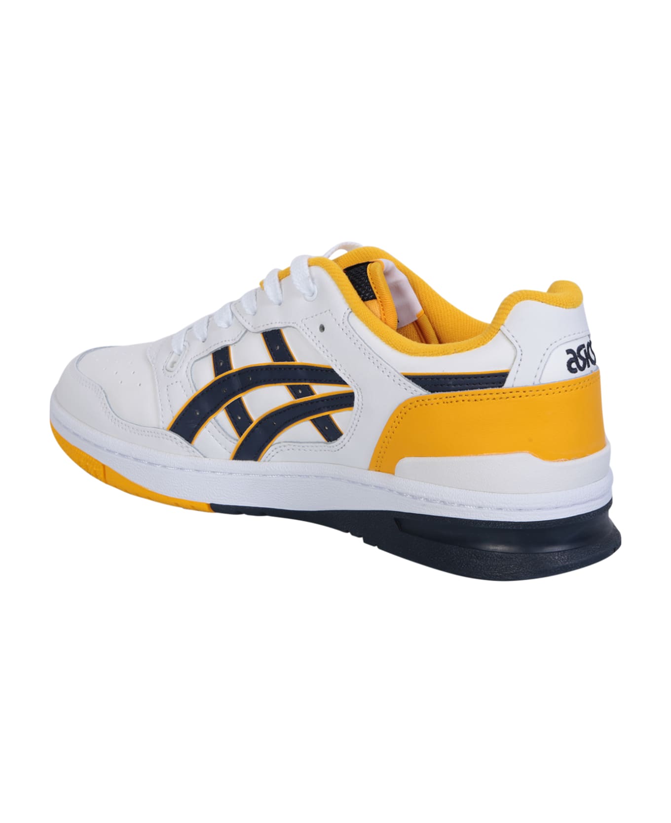 Asics White And Blue Ex89 Sneakers - 112